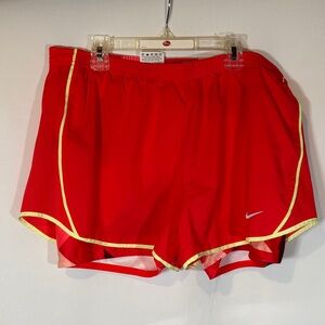 Nike Women's pink dri-fit Shorts with built in tights